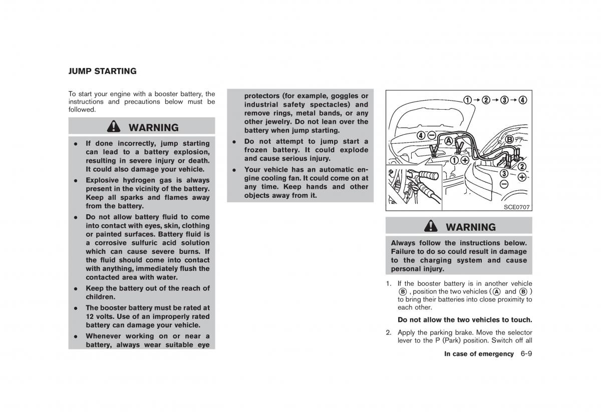 Nissan Rogue I 1 owners manual / page 219