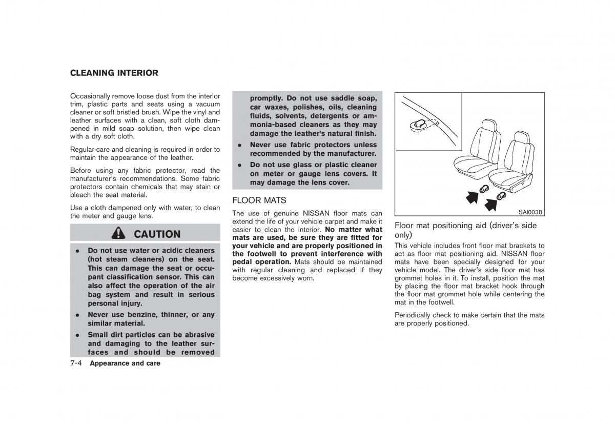 Nissan Rogue I 1 owners manual / page 229