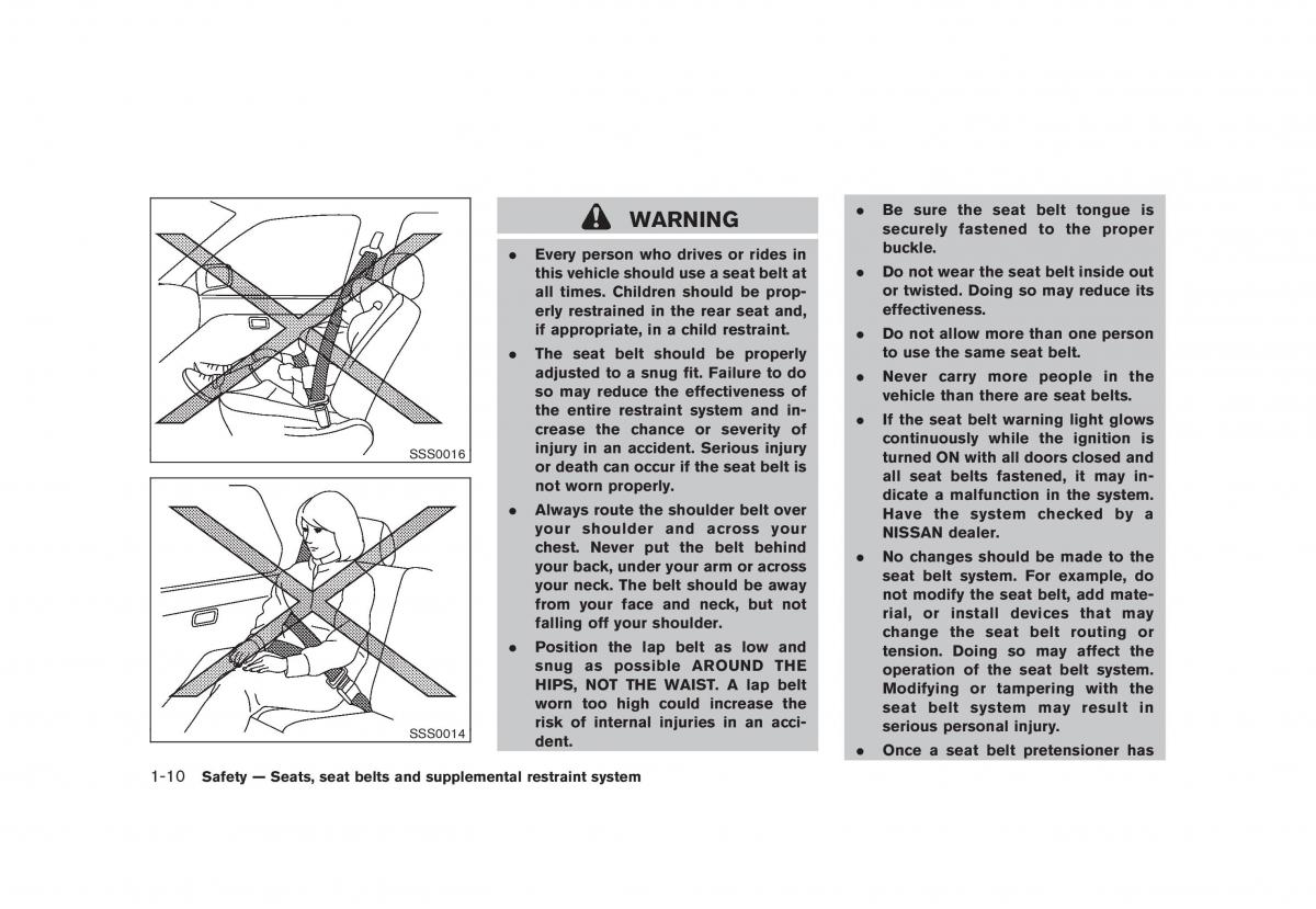 Nissan Rogue I 1 owners manual / page 23