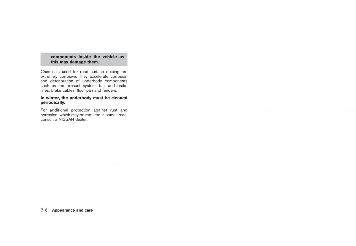 Nissan Rogue I 1 owners manual / page 231