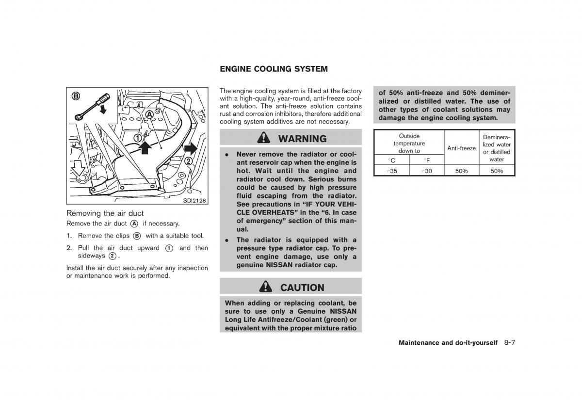 Nissan Rogue I 1 owners manual / page 238