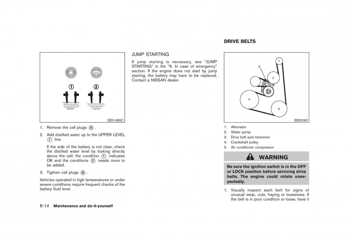 Nissan Rogue I 1 owners manual / page 245