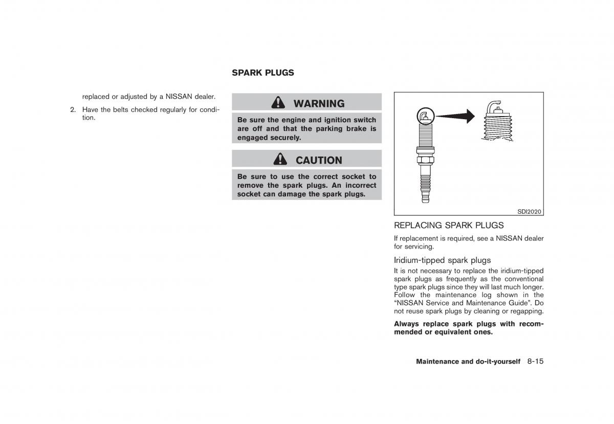 Nissan Rogue I 1 owners manual / page 246