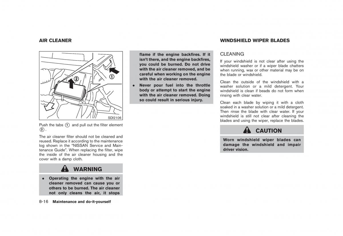 Nissan Rogue I 1 owners manual / page 247