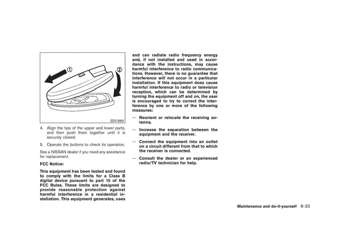 Nissan Rogue I 1 owners manual / page 254