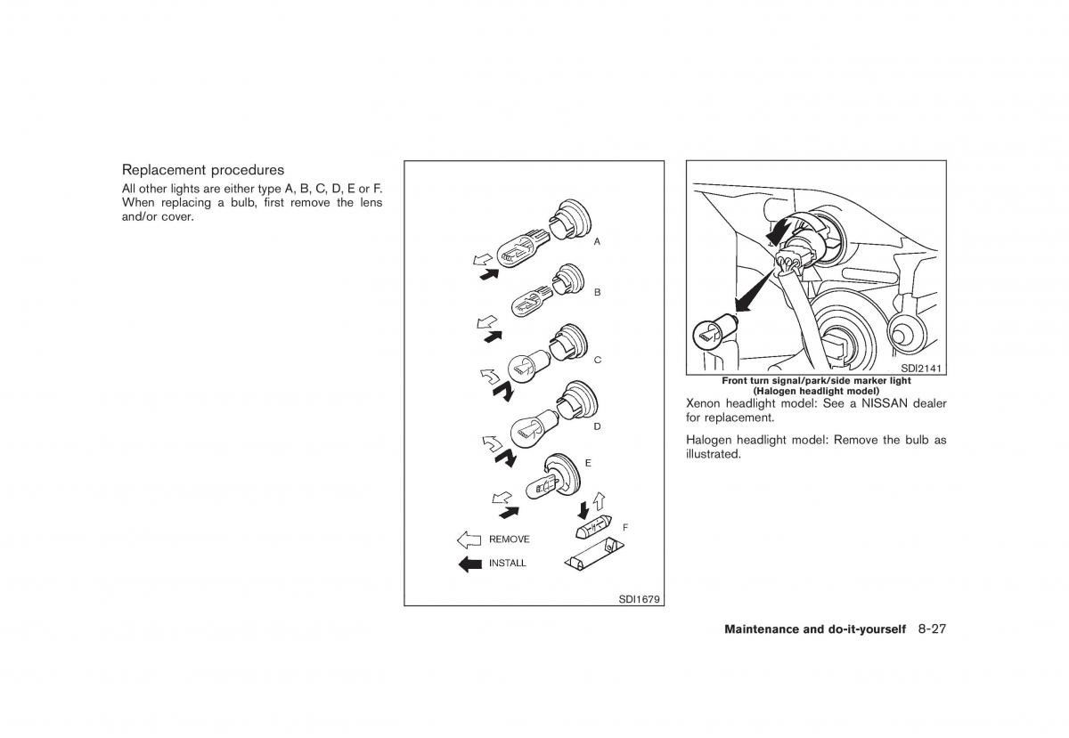 Nissan Rogue I 1 owners manual / page 258