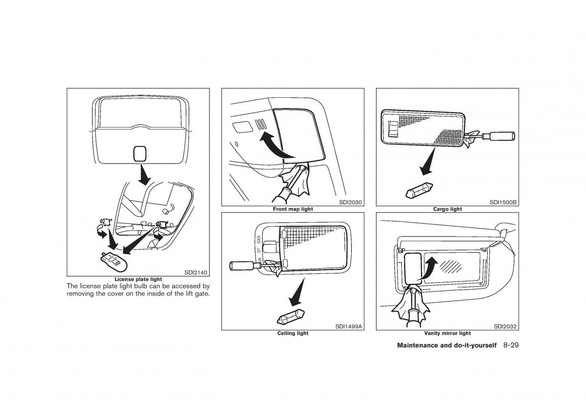 Nissan Rogue I 1 owners manual / page 260