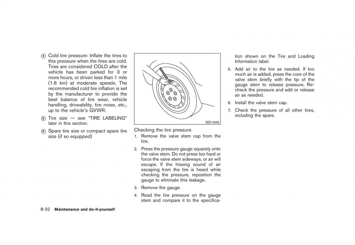 Nissan Rogue I 1 owners manual / page 263