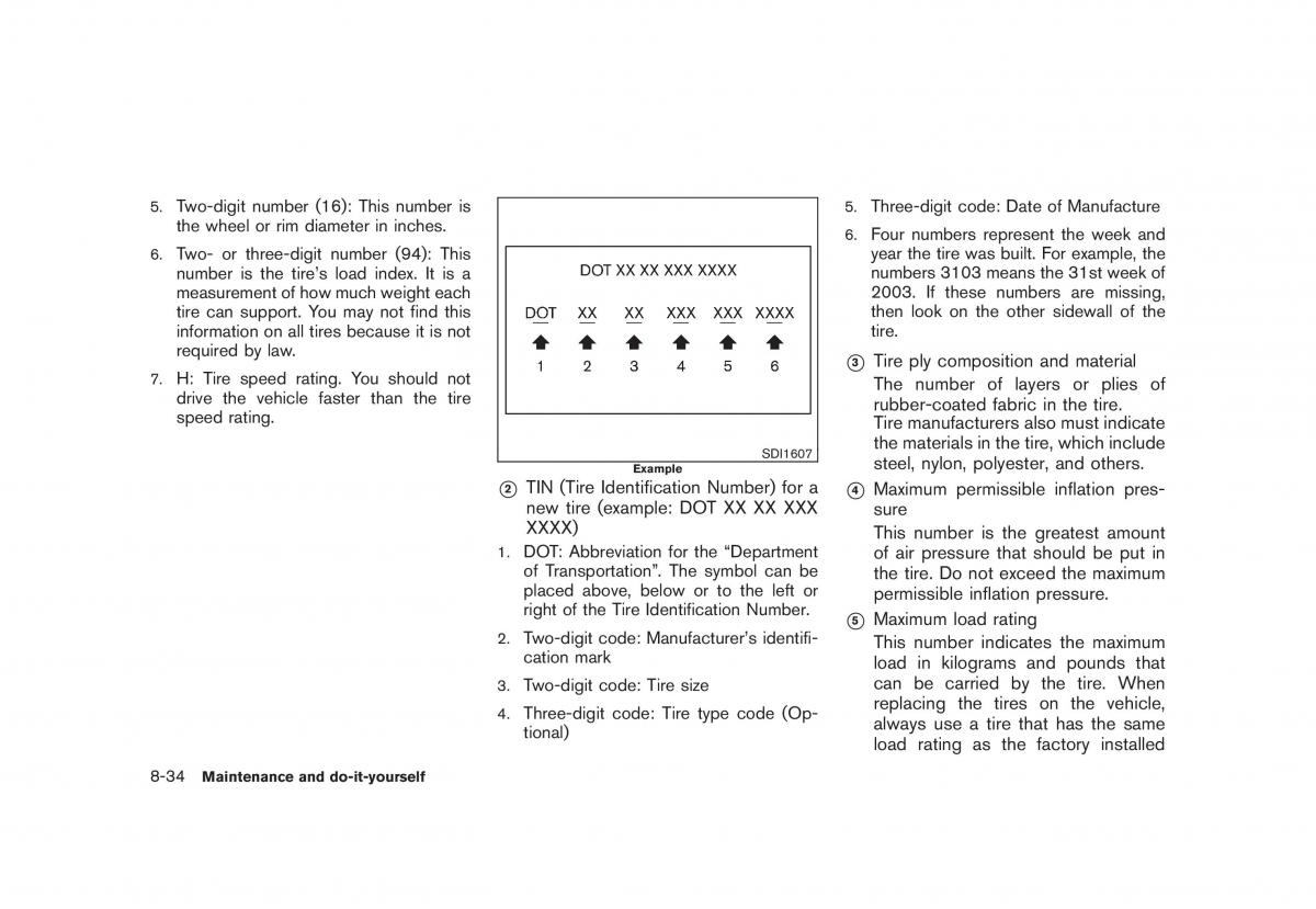 Nissan Rogue I 1 owners manual / page 265