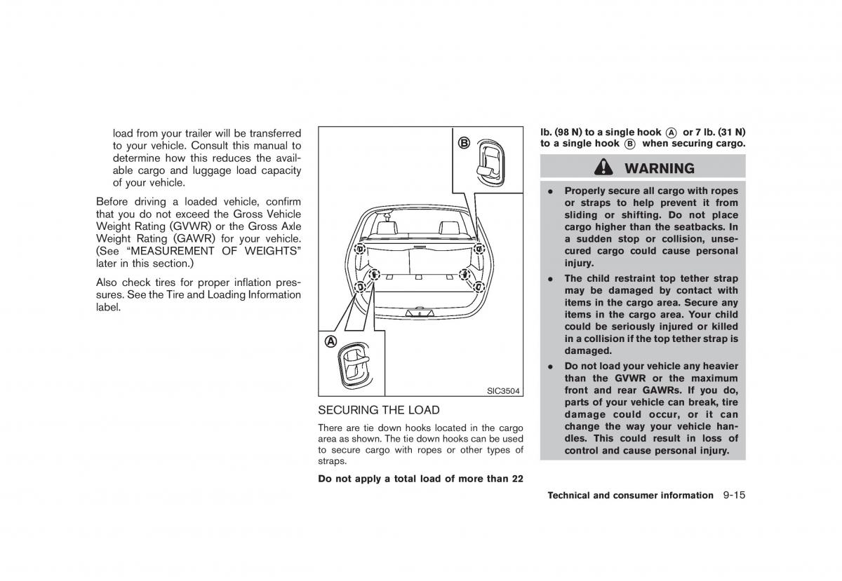 Nissan Rogue I 1 owners manual / page 286