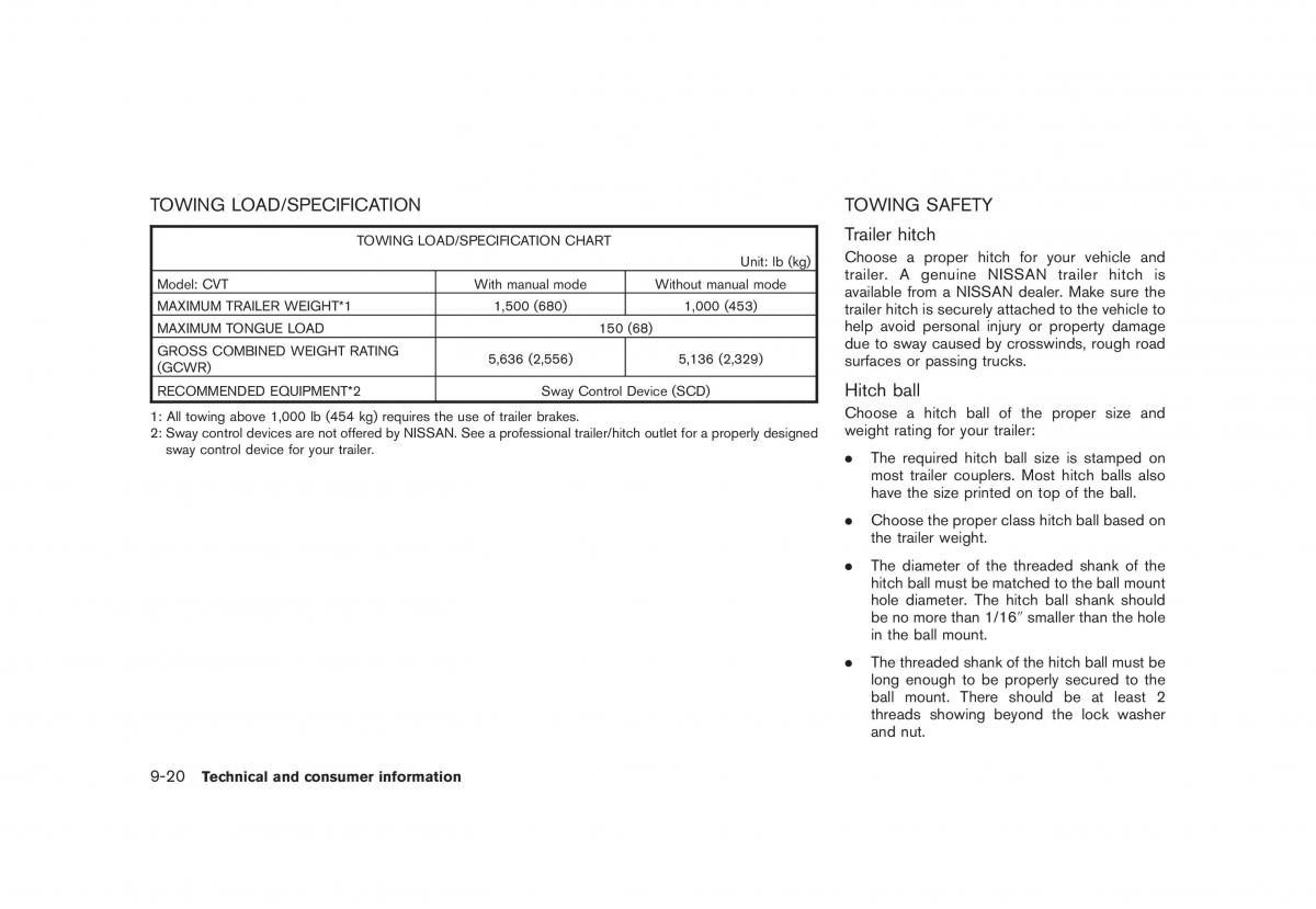 Nissan Rogue I 1 owners manual / page 291