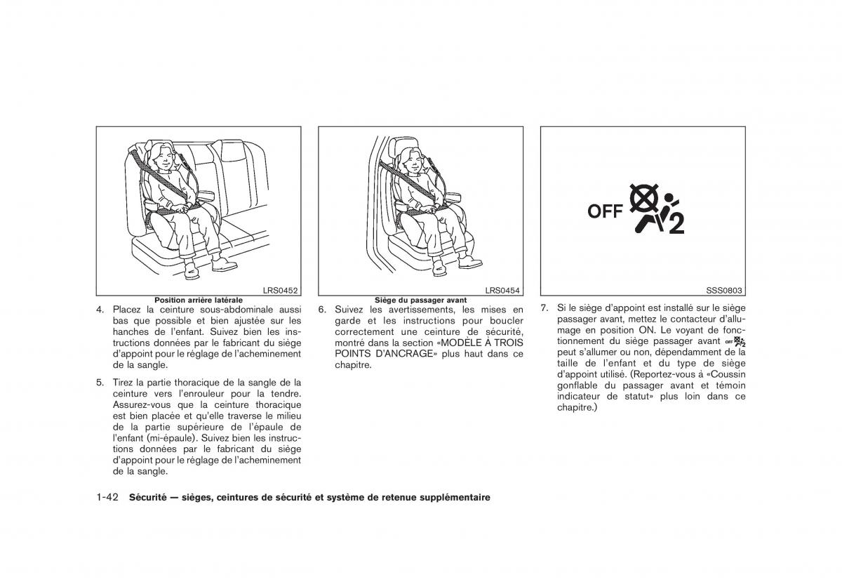 Nissan Rogue I 1 manuel du proprietaire / page 57