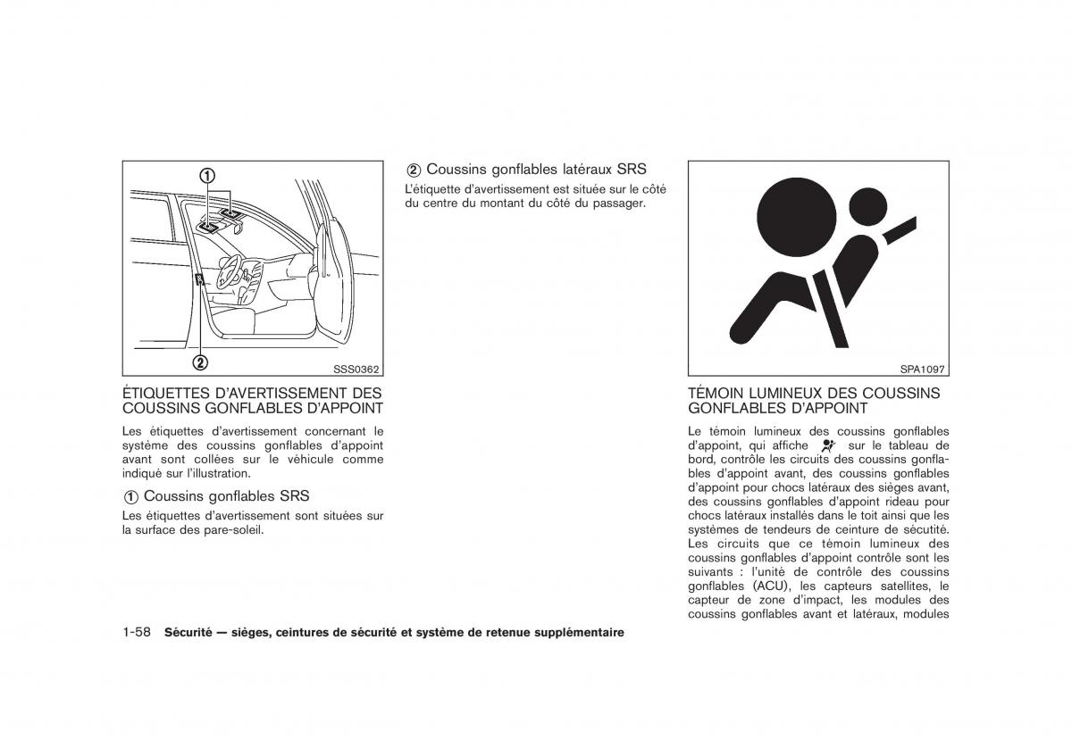 Nissan Rogue I 1 manuel du proprietaire / page 73