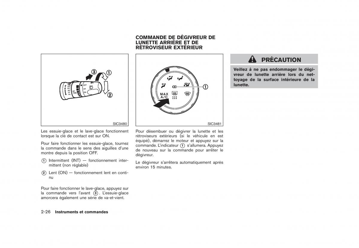 Nissan Rogue I 1 manuel du proprietaire / page 104