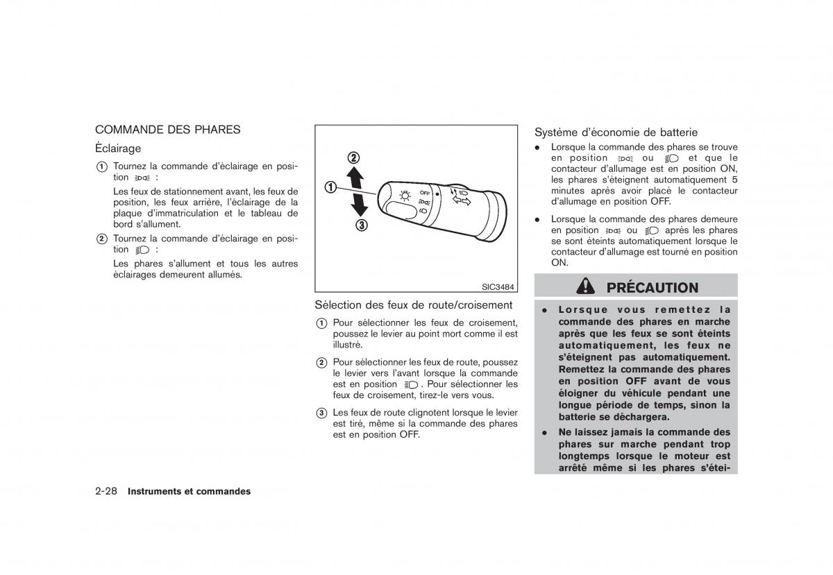 Nissan Rogue I 1 manuel du proprietaire / page 106