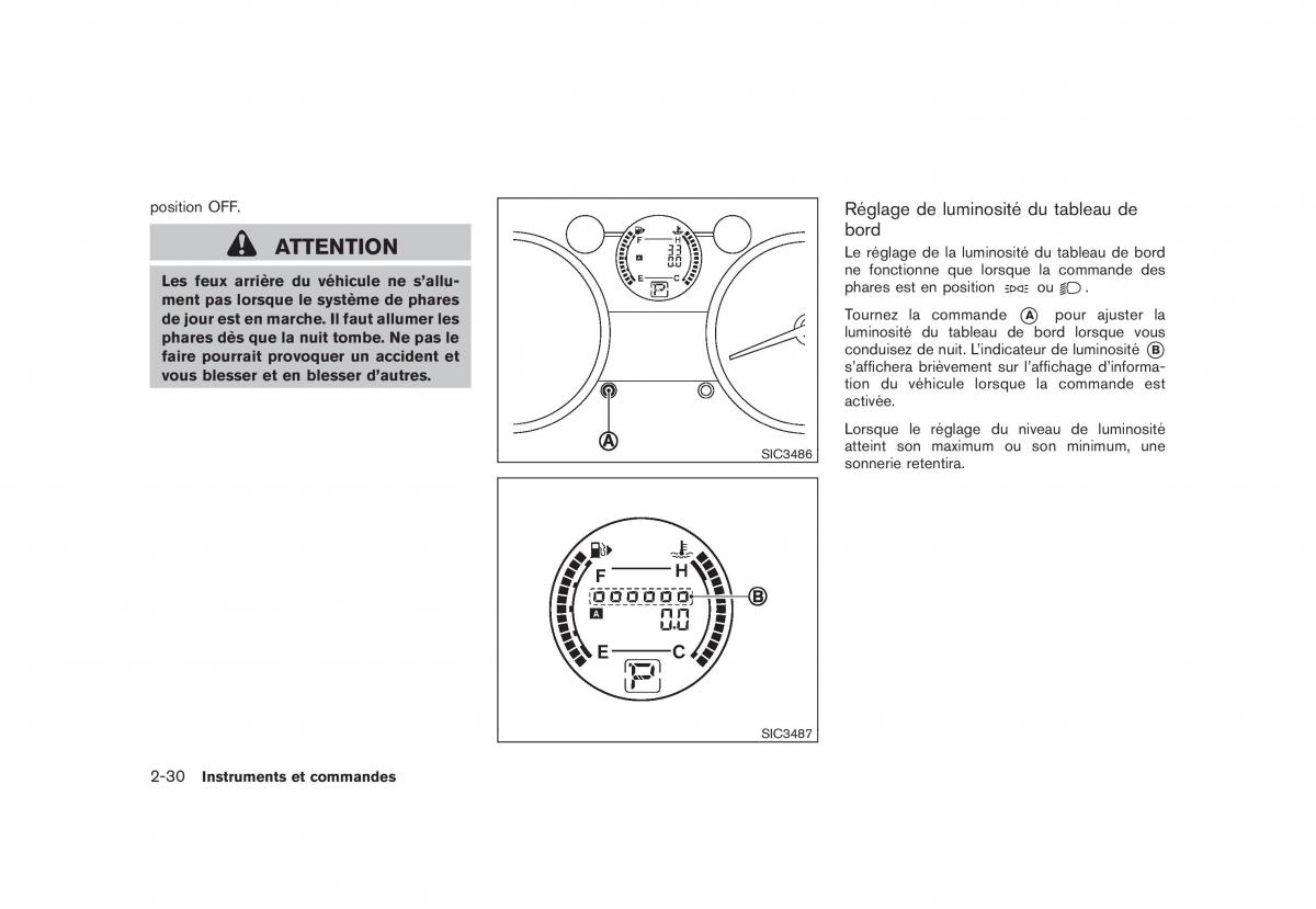 Nissan Rogue I 1 manuel du proprietaire / page 108