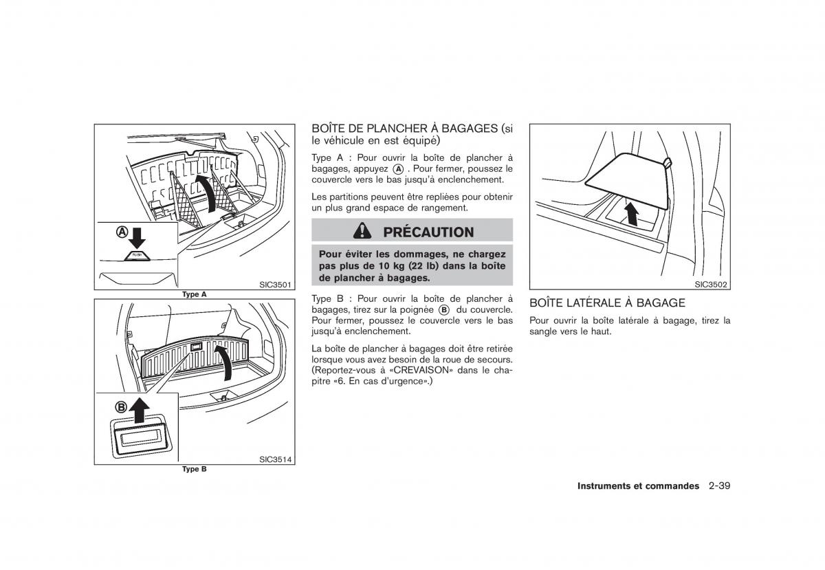 Nissan Rogue I 1 manuel du proprietaire / page 117