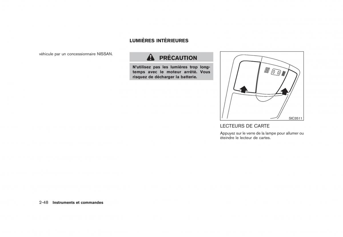 Nissan Rogue I 1 manuel du proprietaire / page 126