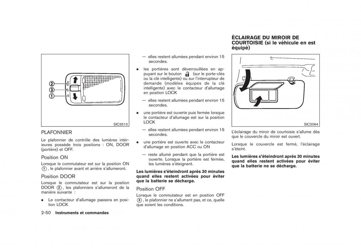 Nissan Rogue I 1 manuel du proprietaire / page 128