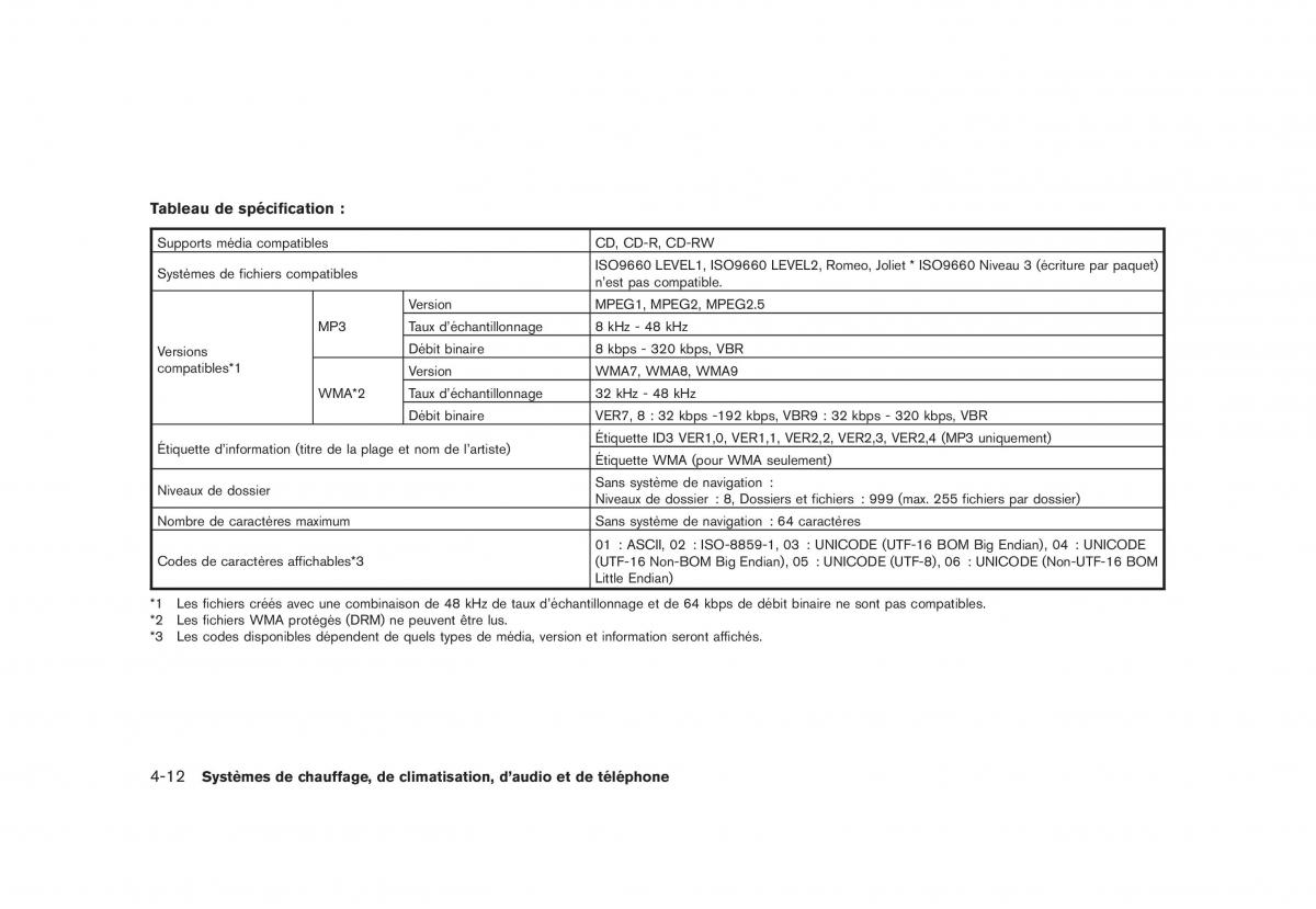 Nissan Rogue I 1 manuel du proprietaire / page 176