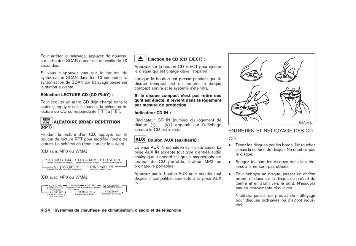 Nissan Rogue I 1 manuel du proprietaire / page 188