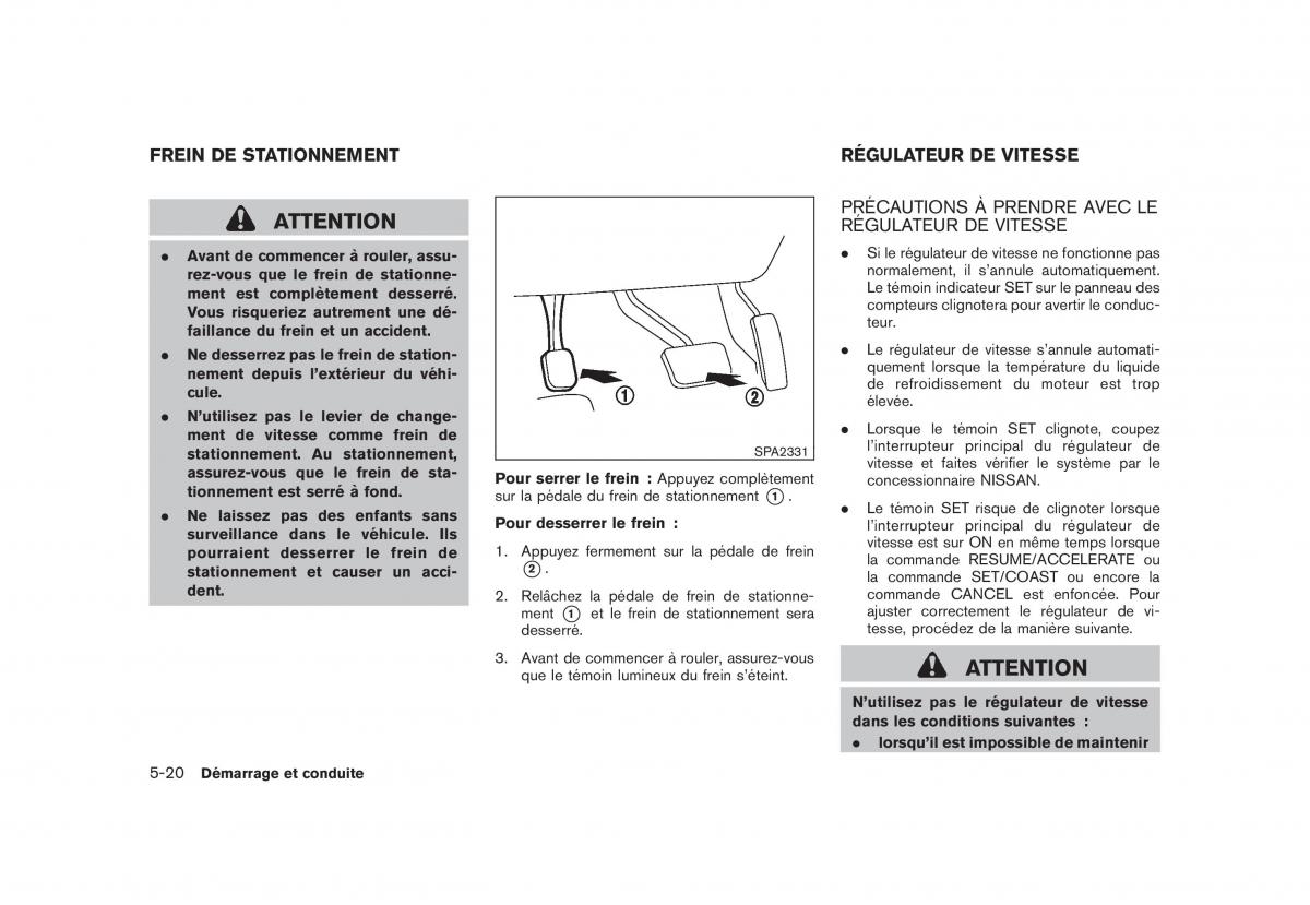 Nissan Rogue I 1 manuel du proprietaire / page 228