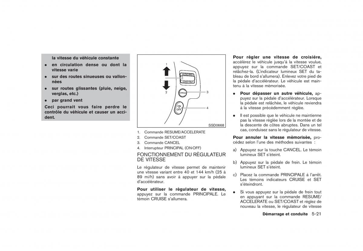 Nissan Rogue I 1 manuel du proprietaire / page 229