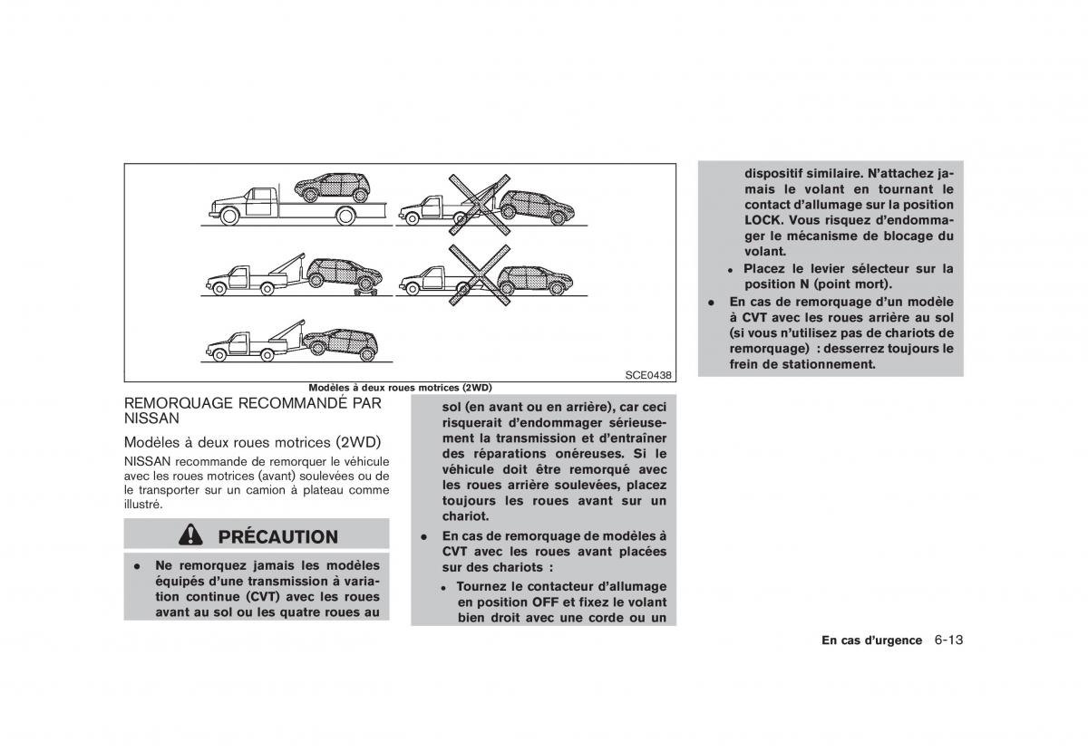 Nissan Rogue I 1 manuel du proprietaire / page 257