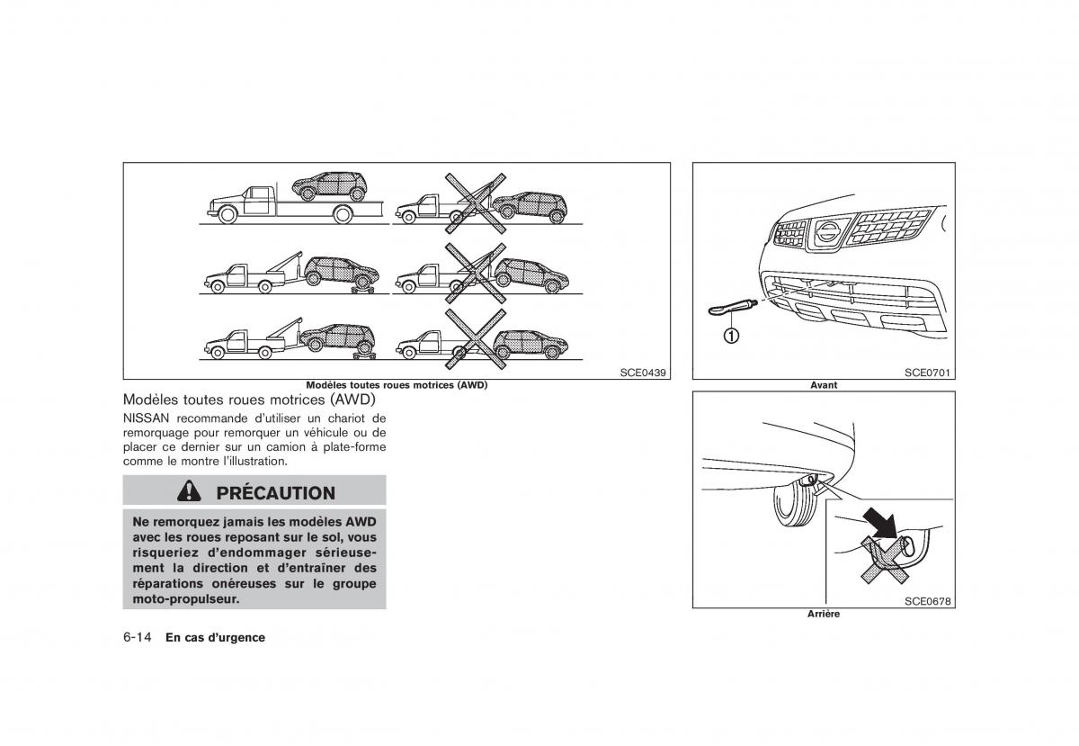 Nissan Rogue I 1 manuel du proprietaire / page 258