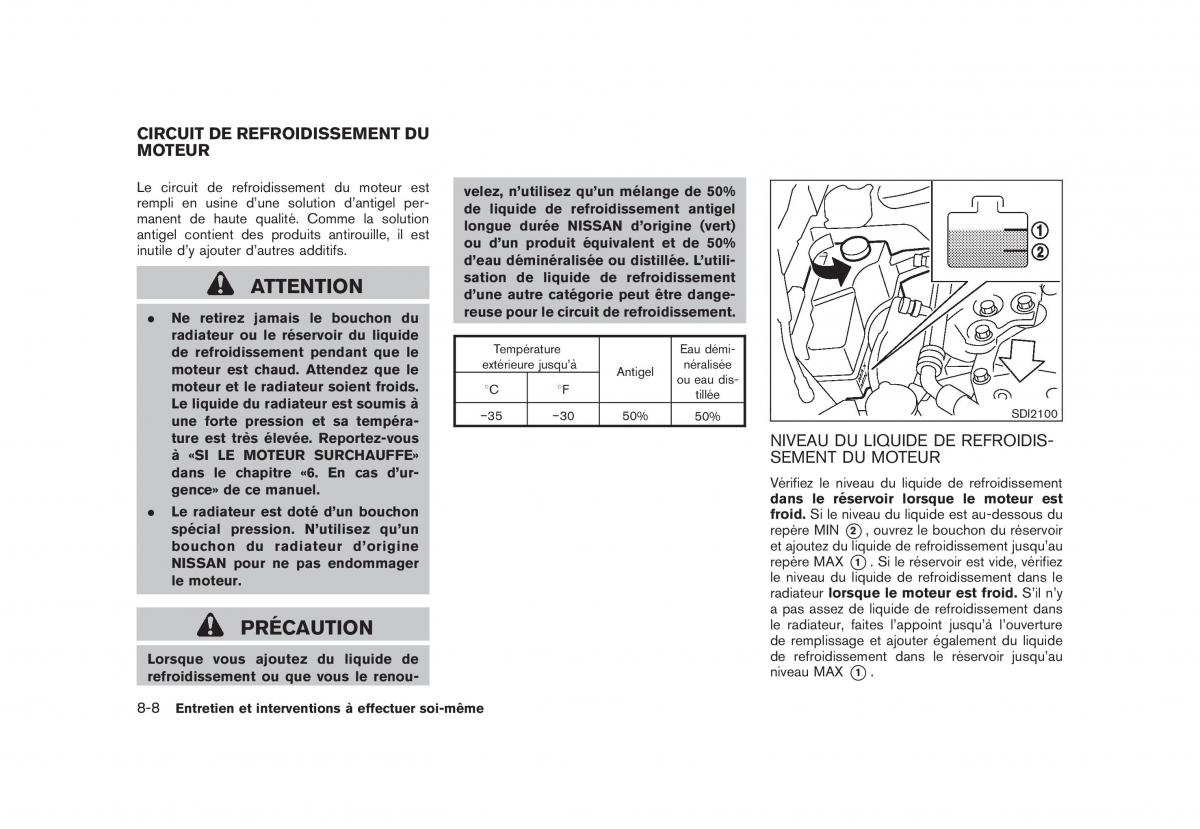 Nissan Rogue I 1 manuel du proprietaire / page 276