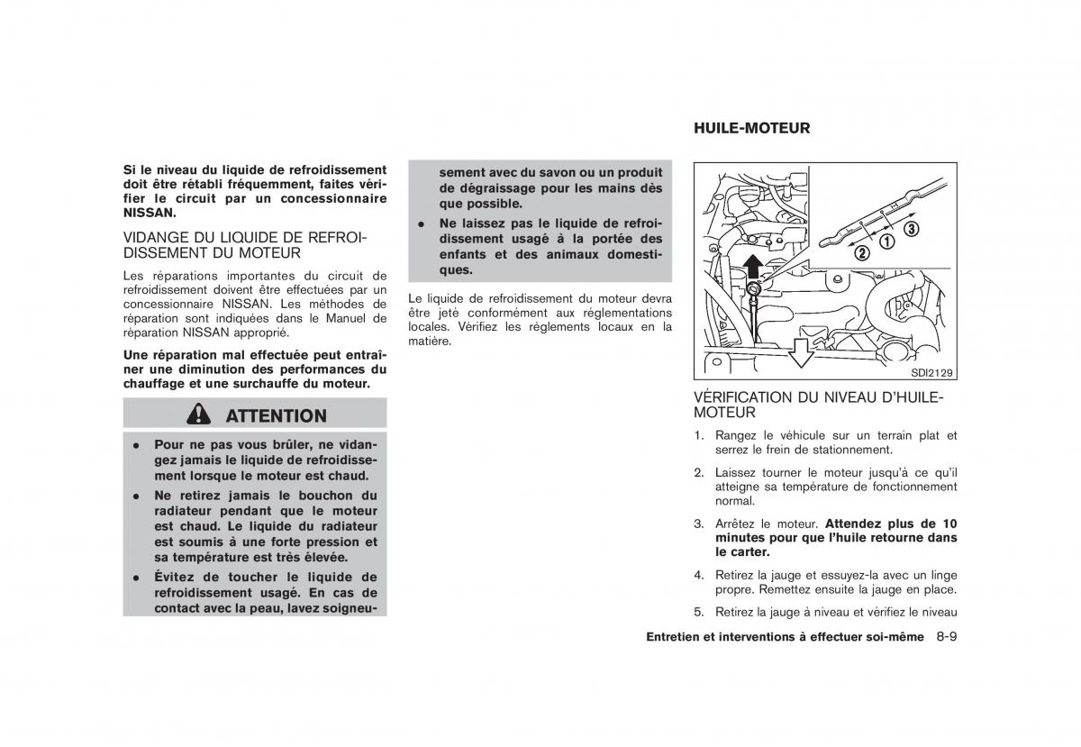 Nissan Rogue I 1 manuel du proprietaire / page 277