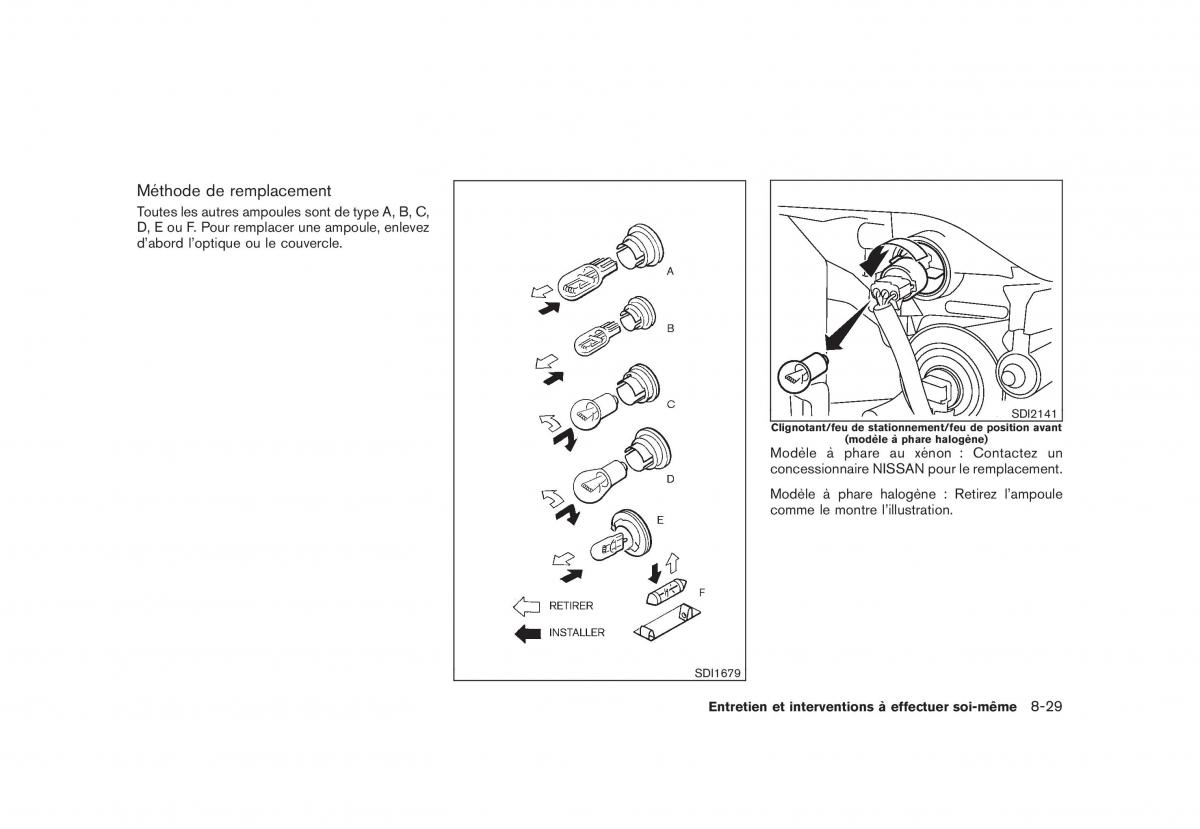 Nissan Rogue I 1 manuel du proprietaire / page 297