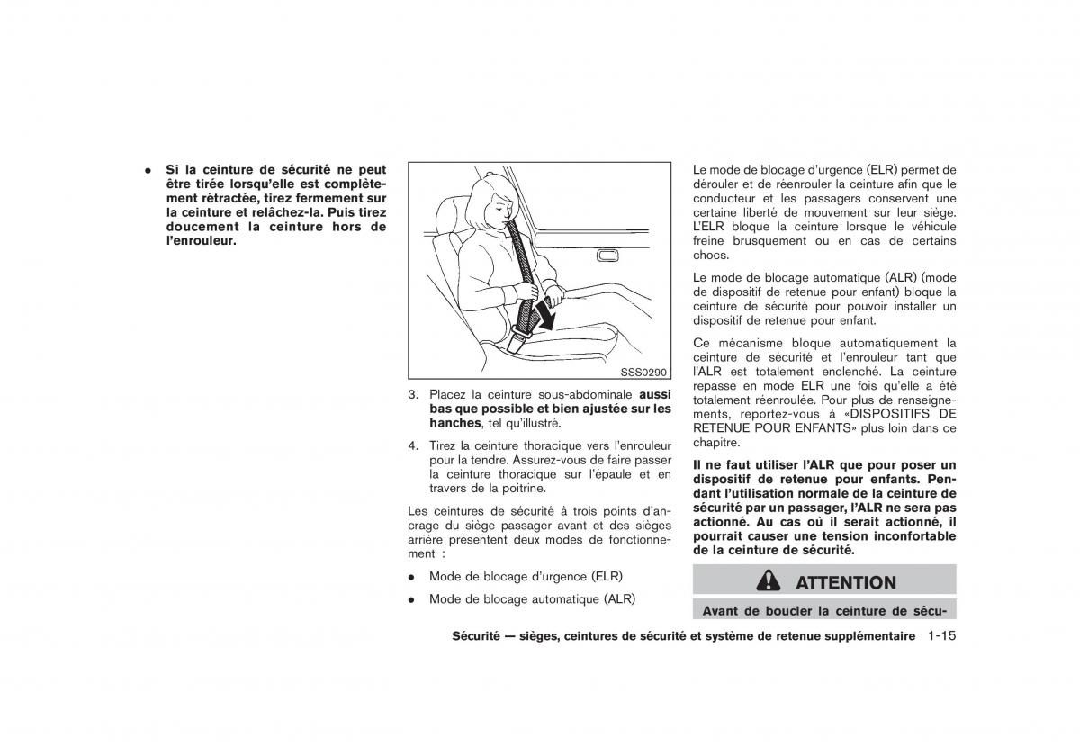 Nissan Rogue I 1 manuel du proprietaire / page 30