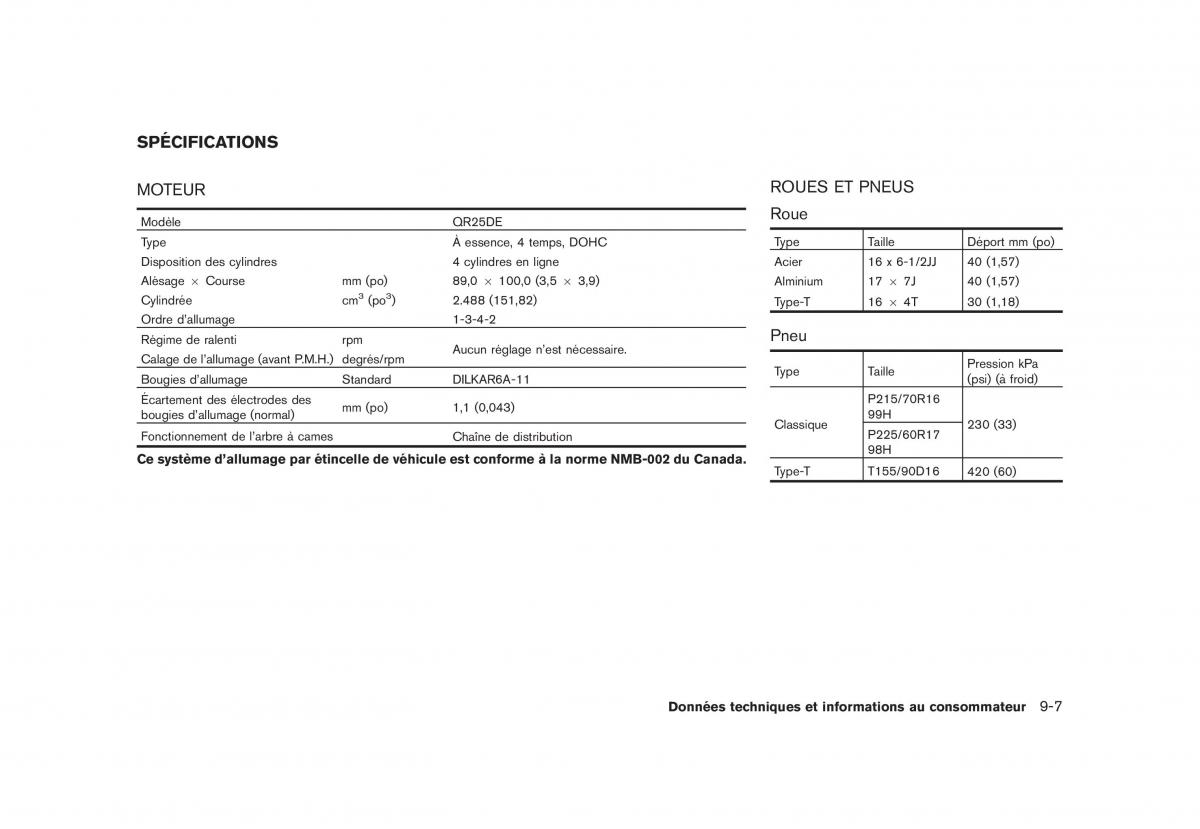 Nissan Rogue I 1 manuel du proprietaire / page 319