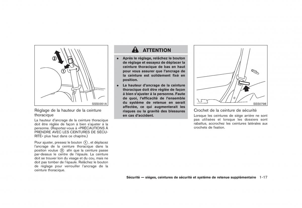 Nissan Rogue I 1 manuel du proprietaire / page 32