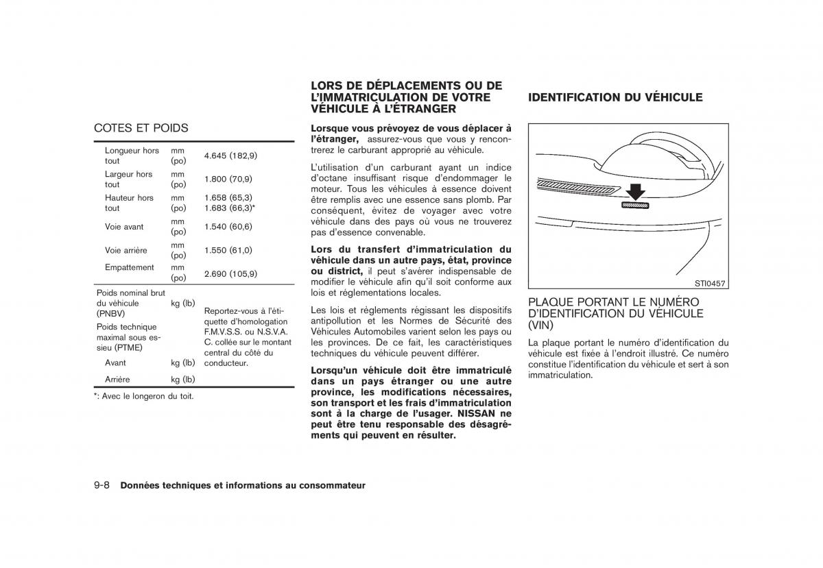 Nissan Rogue I 1 manuel du proprietaire / page 320