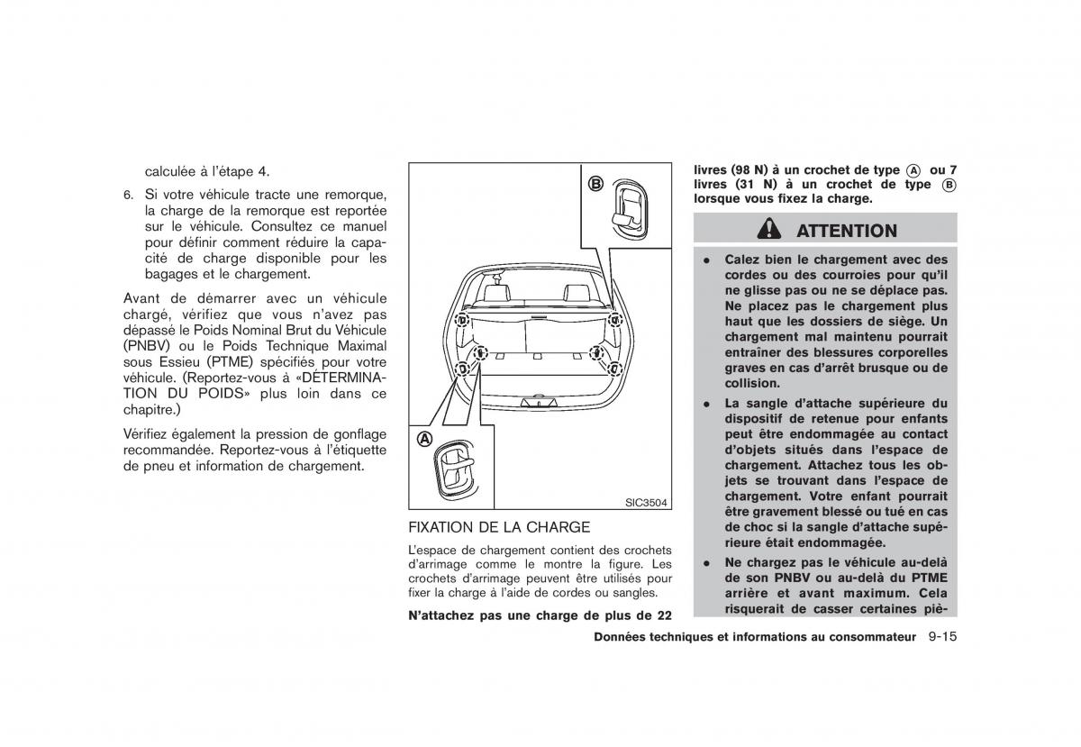 Nissan Rogue I 1 manuel du proprietaire / page 327