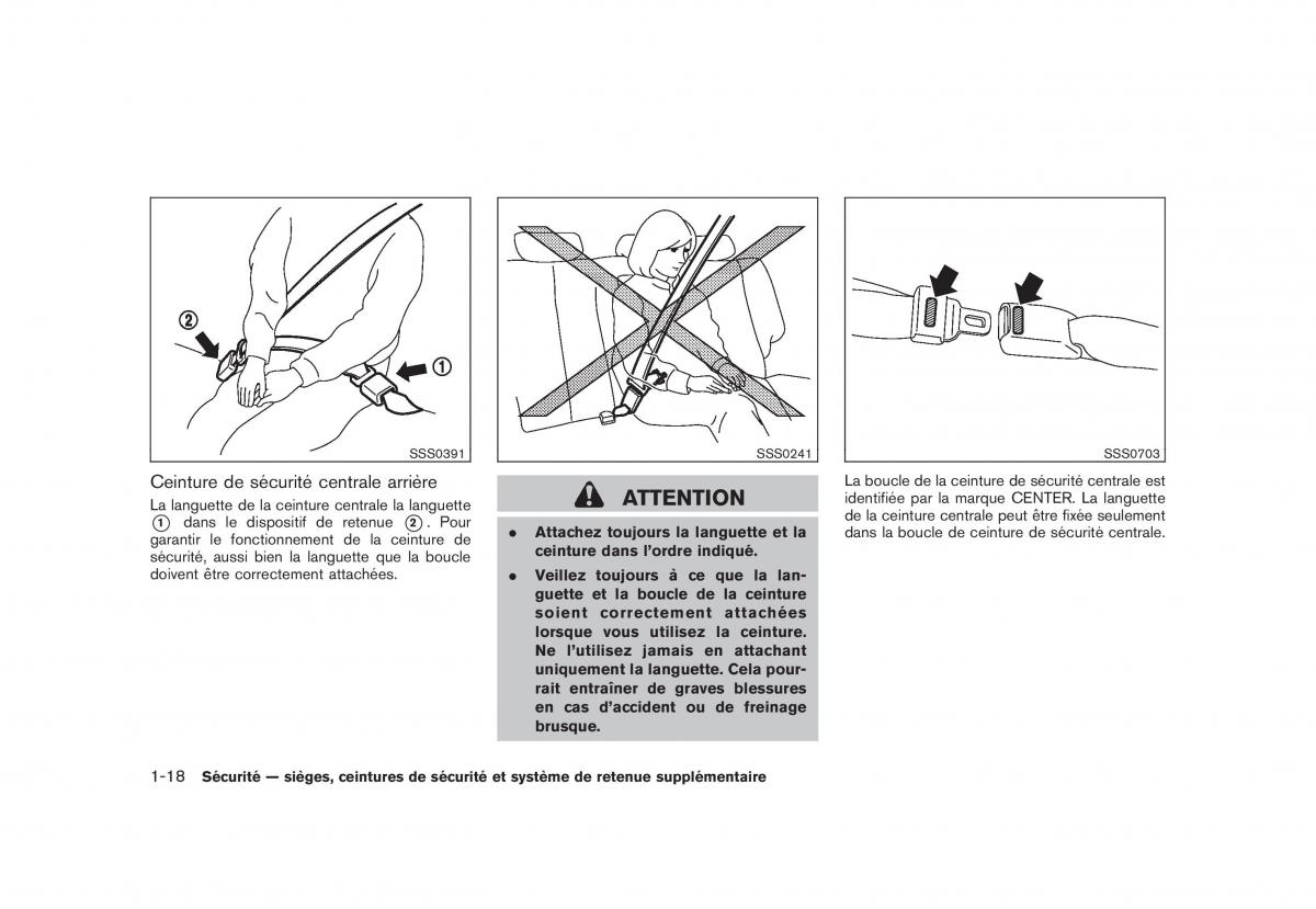 Nissan Rogue I 1 manuel du proprietaire / page 33