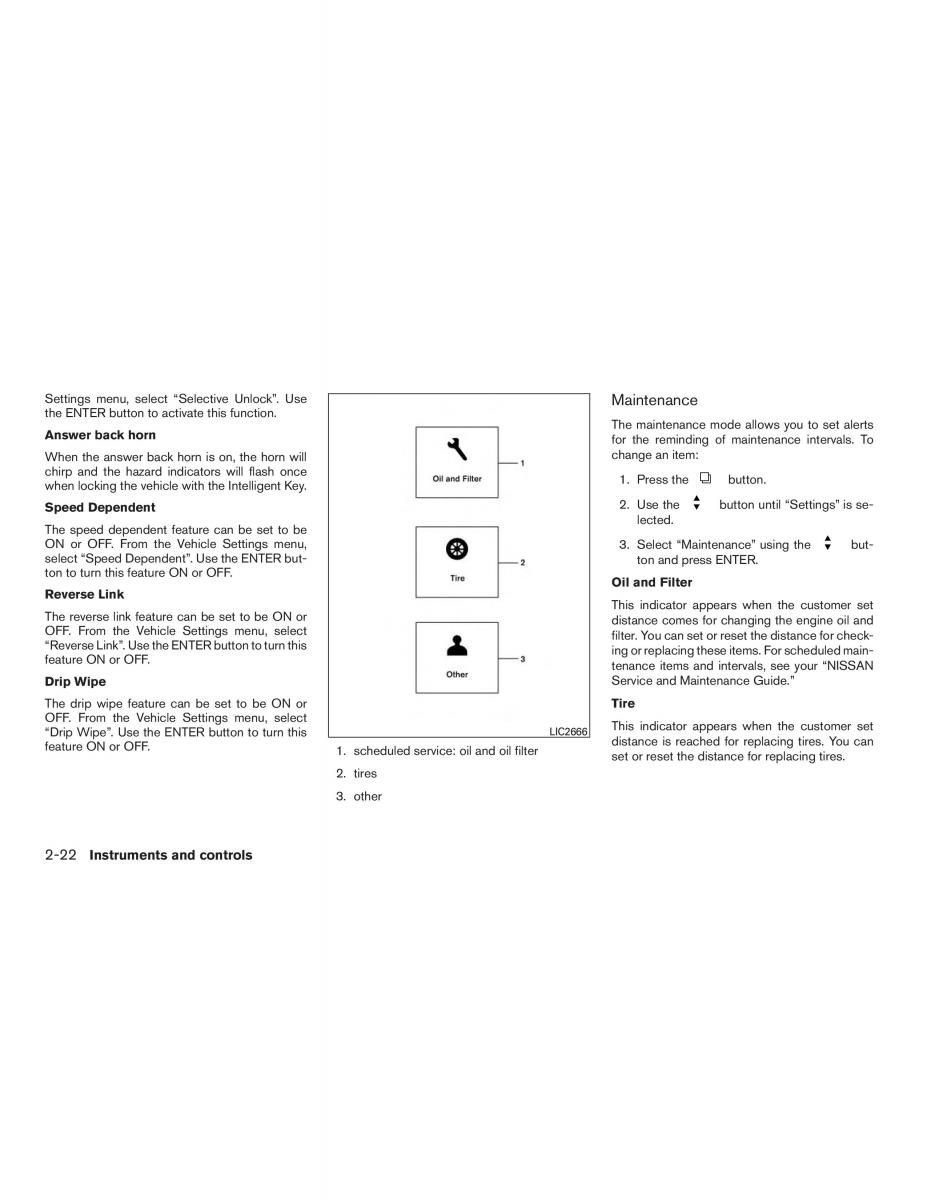 Nissan Rogue II 2 owners manual / page 105