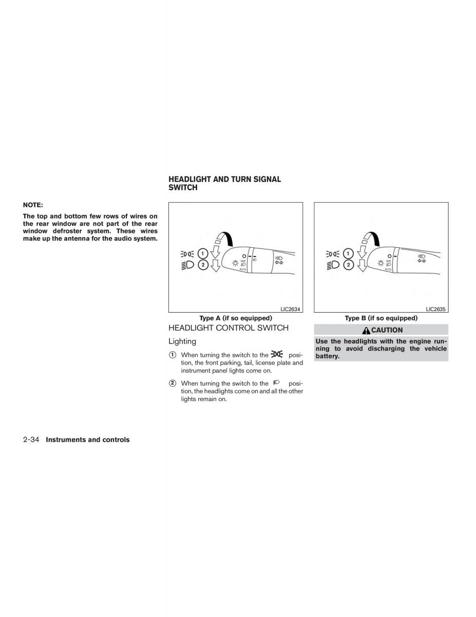 Nissan Rogue II 2 owners manual / page 117