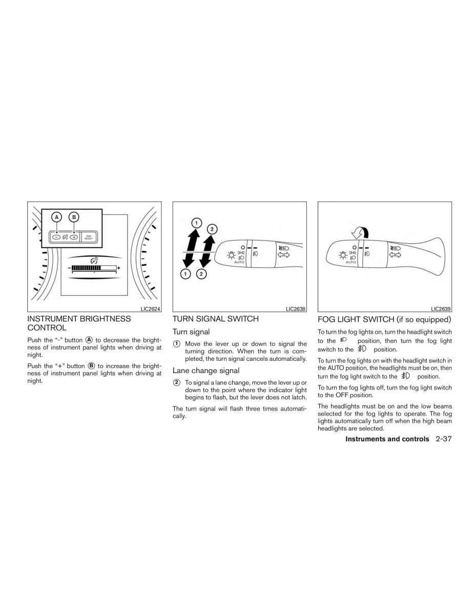 Nissan Rogue II 2 owners manual / page 120