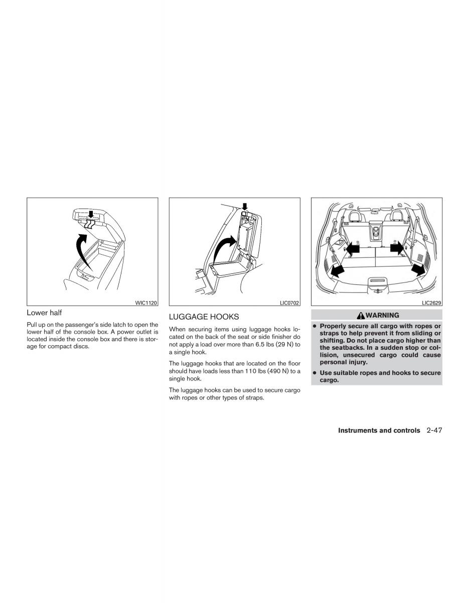 Nissan Rogue II 2 owners manual / page 130