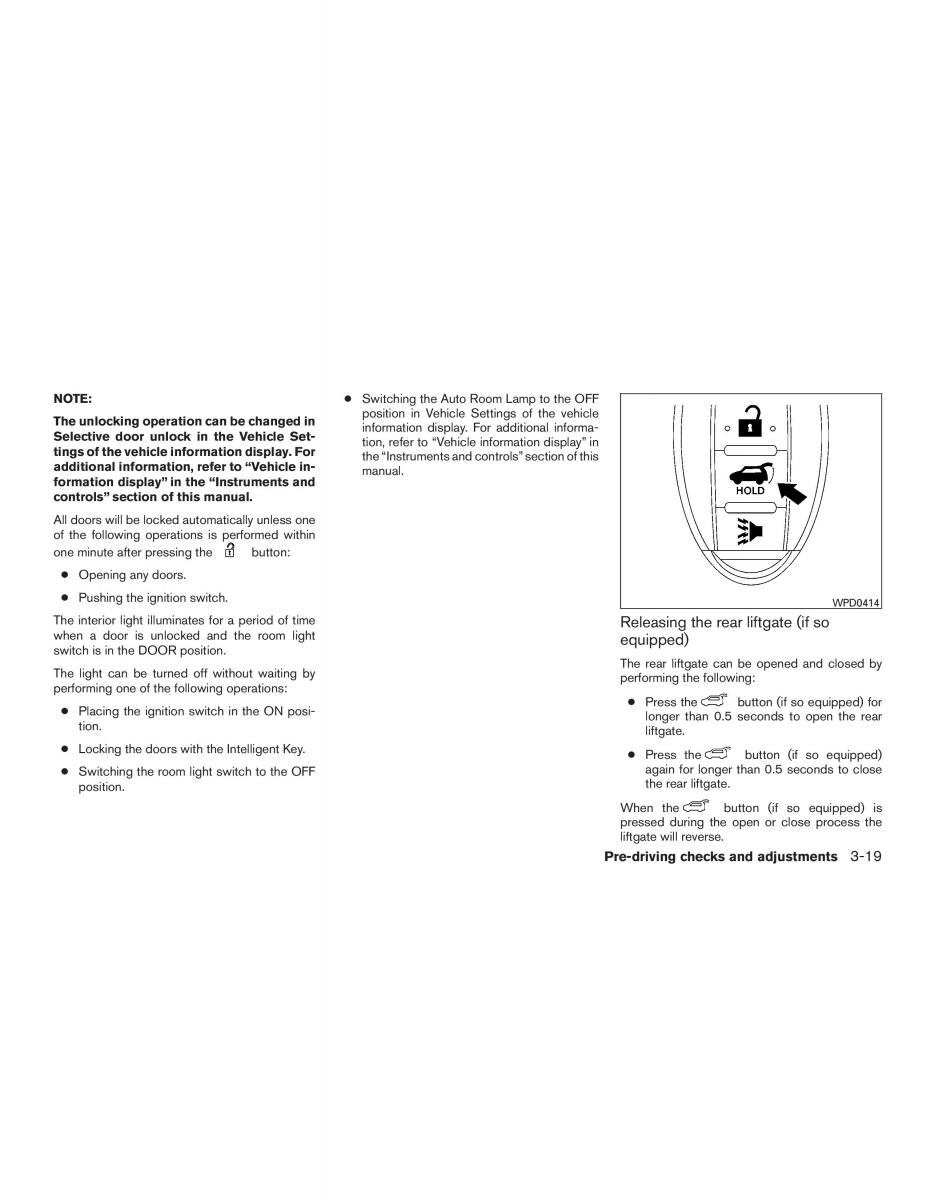 Nissan Rogue II 2 owners manual / page 158