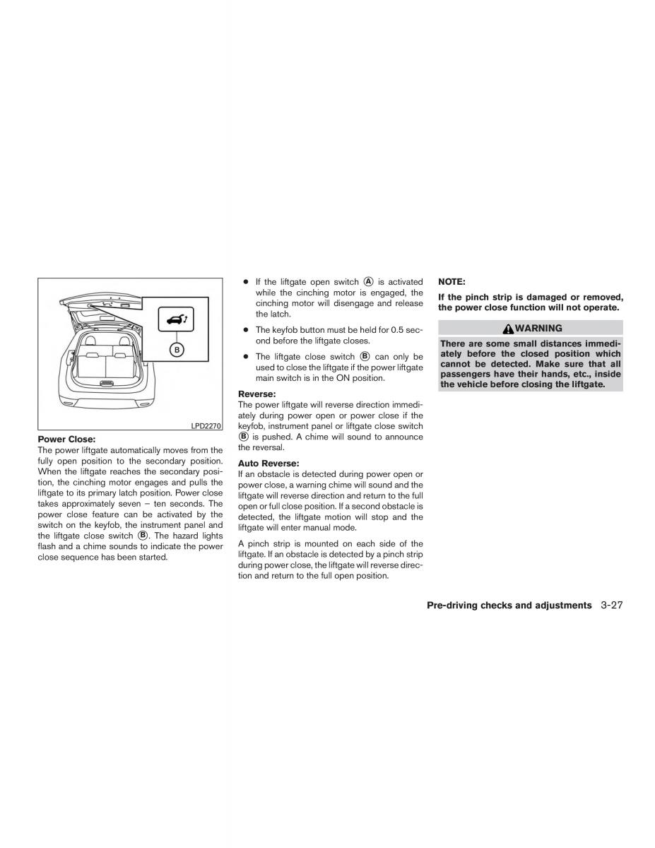 Nissan Rogue II 2 owners manual / page 166