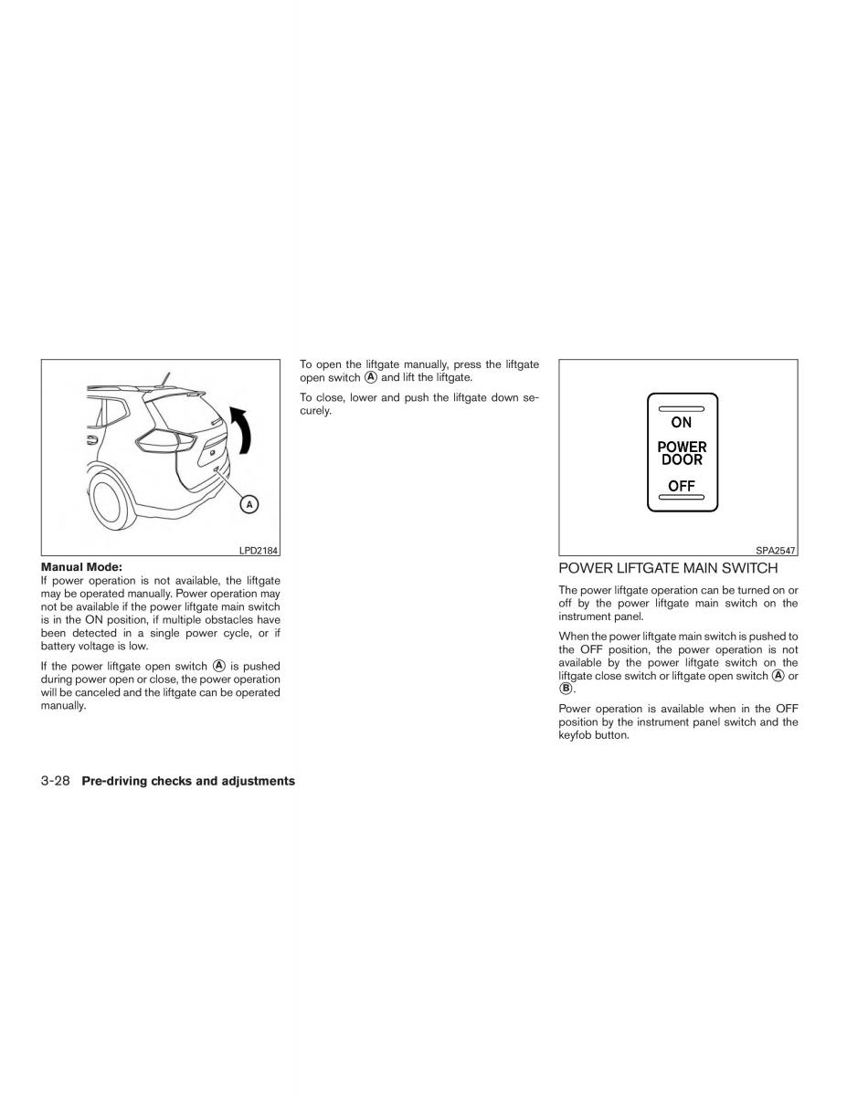 Nissan Rogue II 2 owners manual / page 167