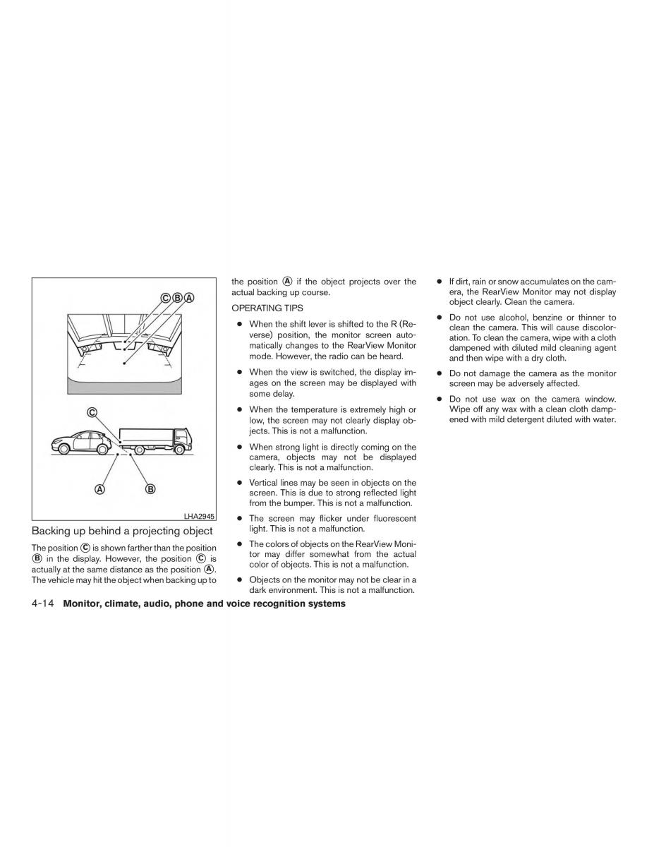 Nissan Rogue II 2 owners manual / page 189