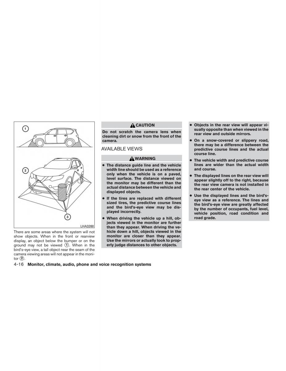 Nissan Rogue II 2 owners manual / page 191