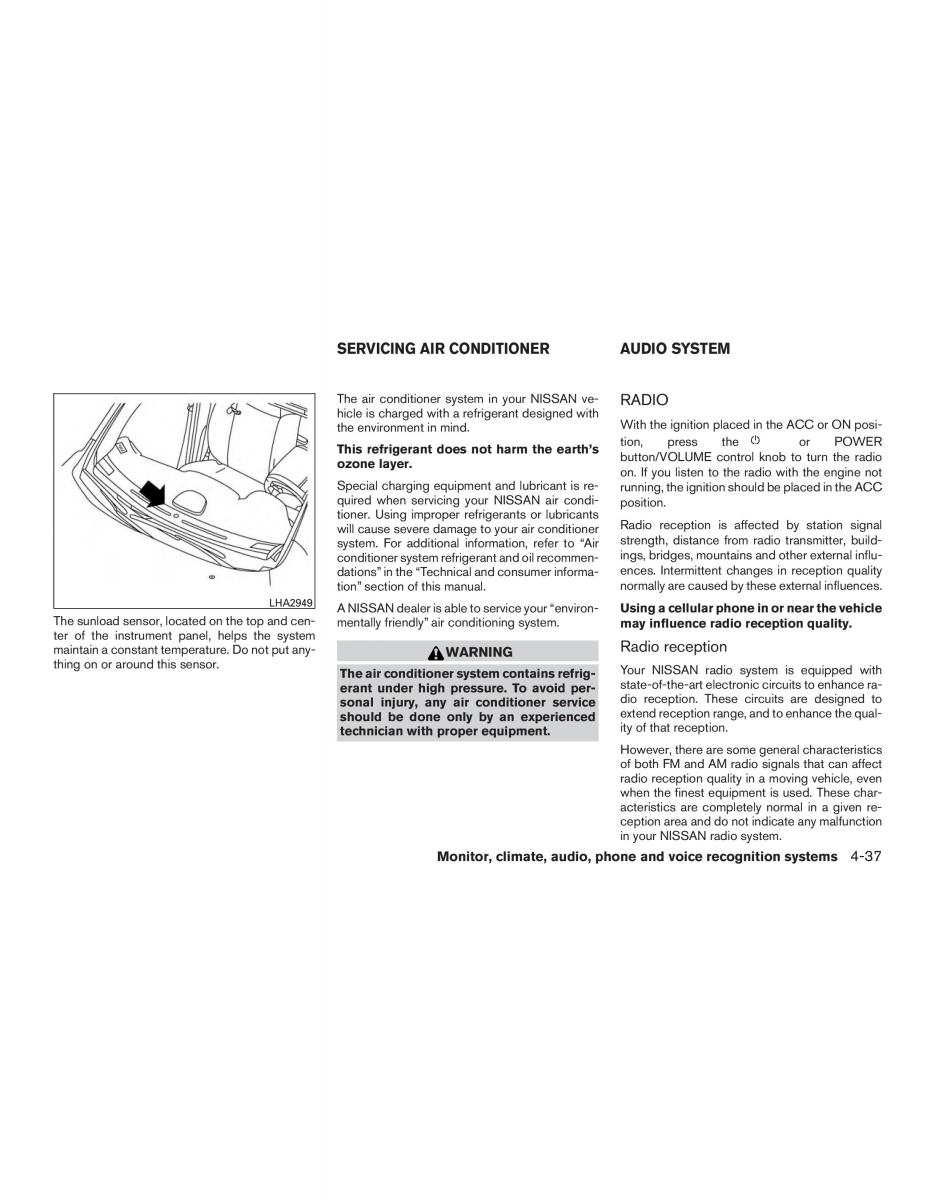 Nissan Rogue II 2 owners manual / page 212