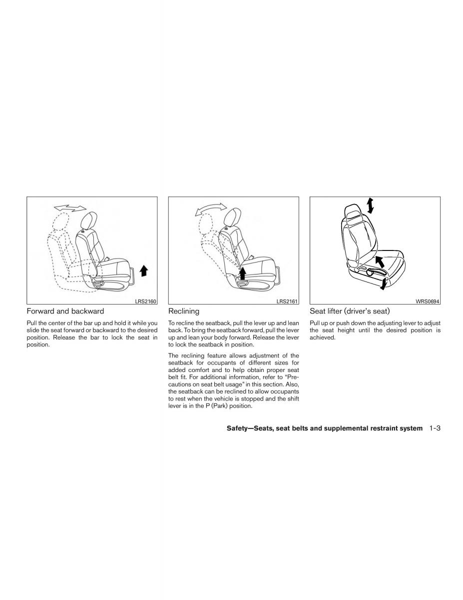 Nissan Rogue II 2 owners manual / page 22