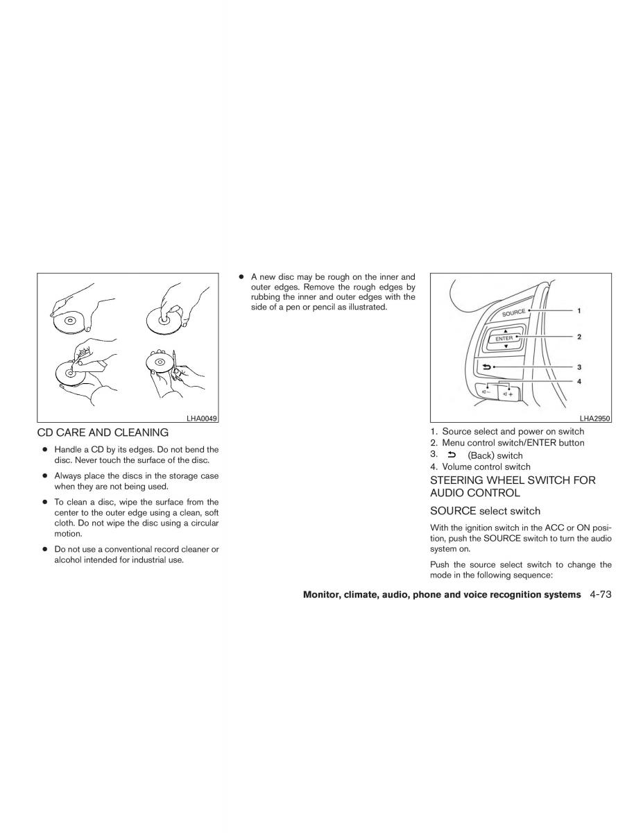 Nissan Rogue II 2 owners manual / page 248